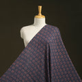 Grey - pure wool handloom natural dyed fabric 13
