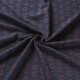 Grey - pure wool handloom natural dyed fabric 13