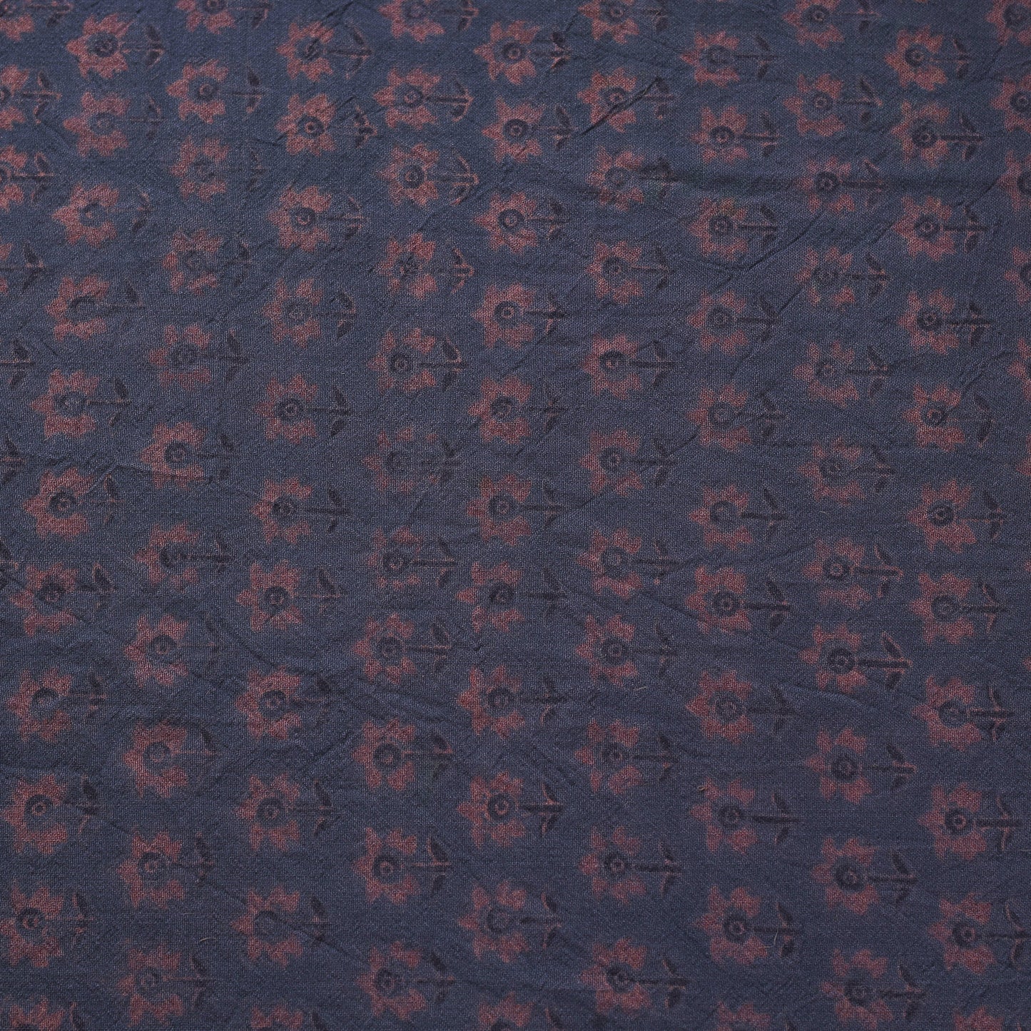 Grey - pure wool handloom natural dyed fabric 13