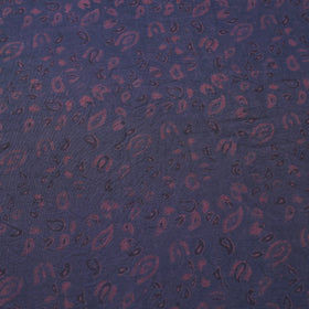 Blue - pure wool handloom natural dyed fabric 15