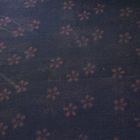 Grey - pure wool handloom natural dyed fabric 31