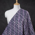 Buy Purple Hand Printed Cotton Batik Fabric