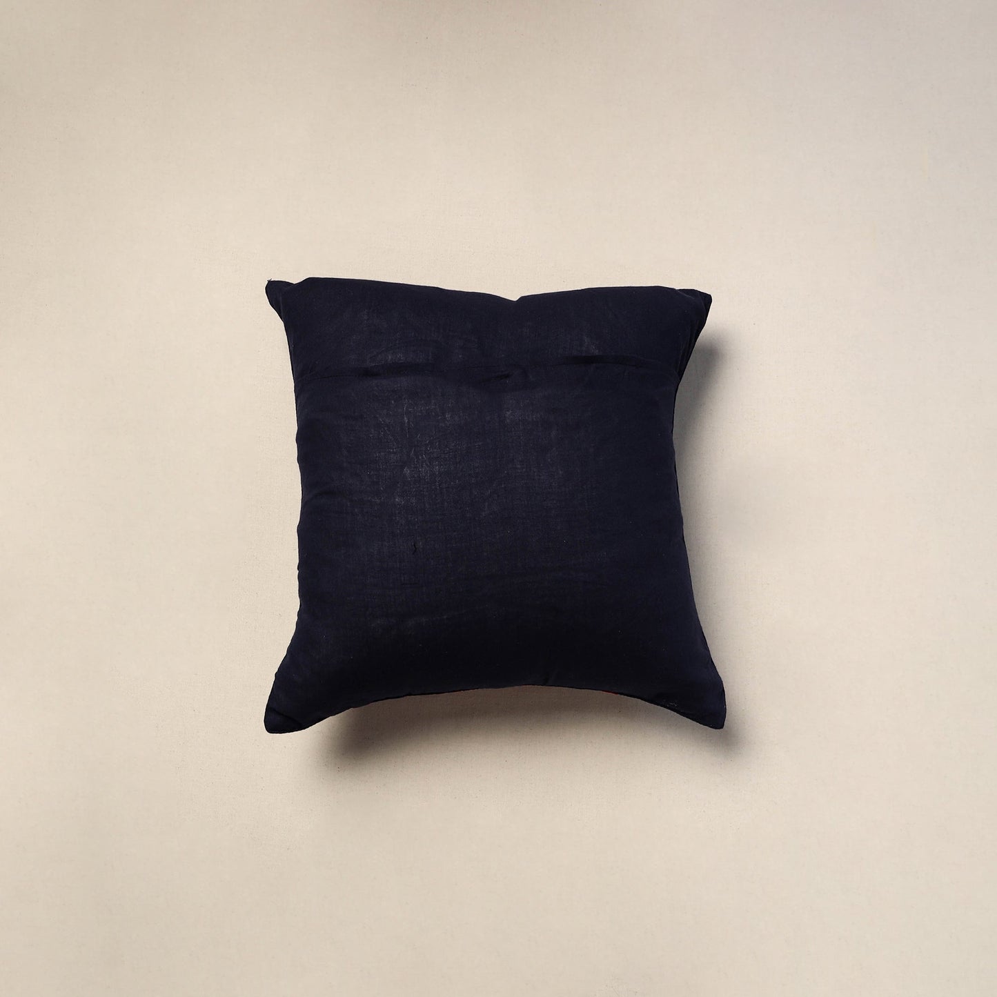 Quilted applique work cushion cover (16 x 16 in) 10