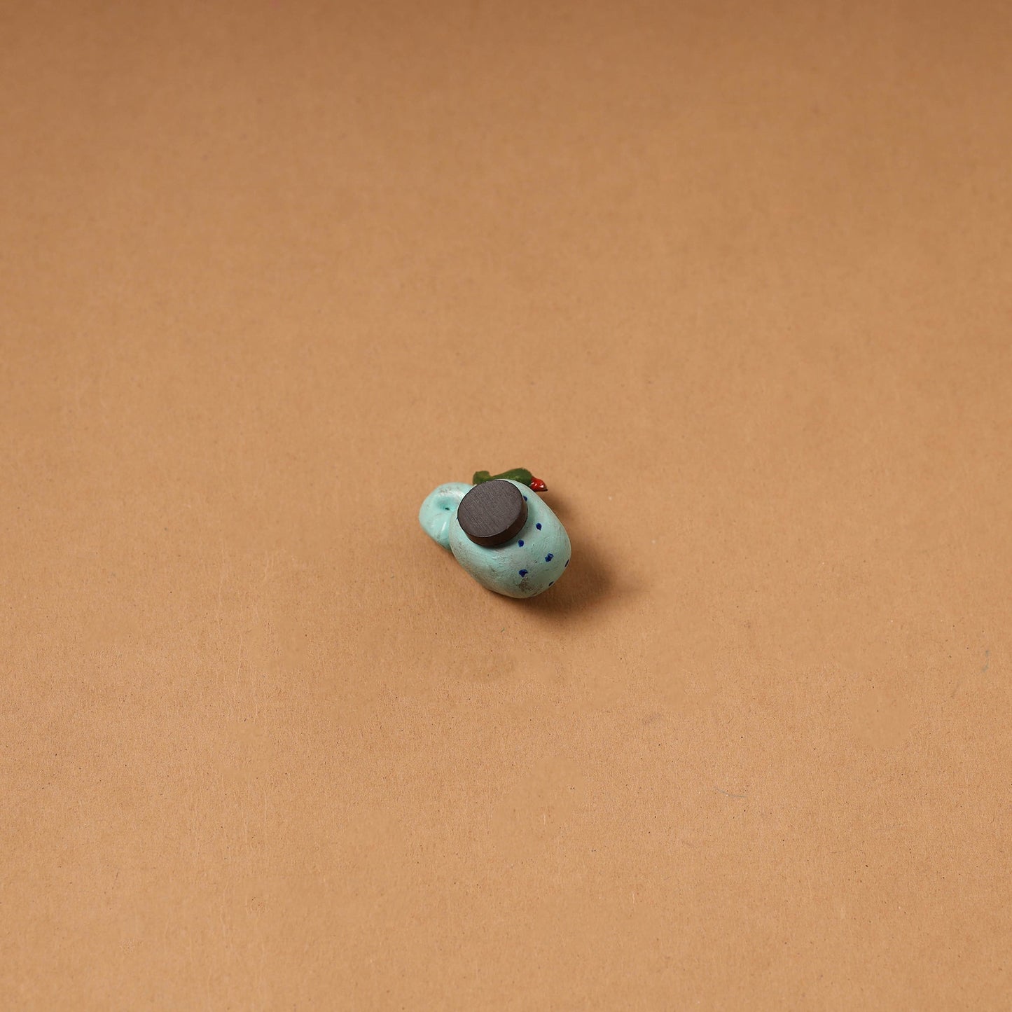 Blue - quirklets handpainted clay egg frying pan fridge