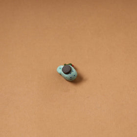 Blue - quirklets handpainted clay egg frying pan fridge