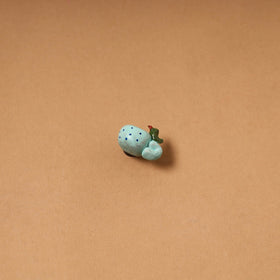 Blue - quirklets handpainted clay egg frying pan fridge