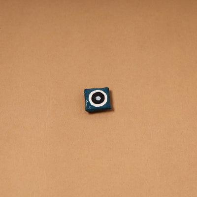 Blue - quirklets handpainted clay evil eye fridge magnet 24