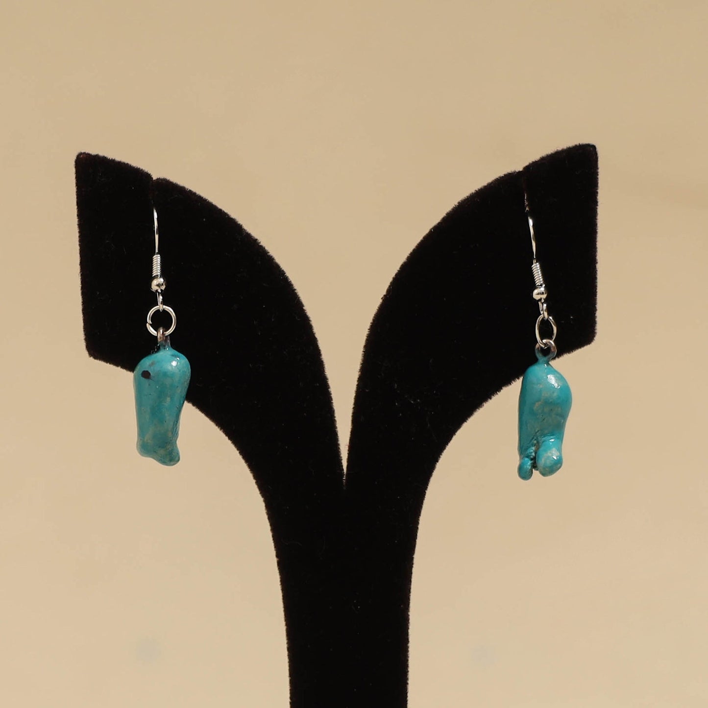 Quirklets handpainted clay earrings 63 - handcrafted