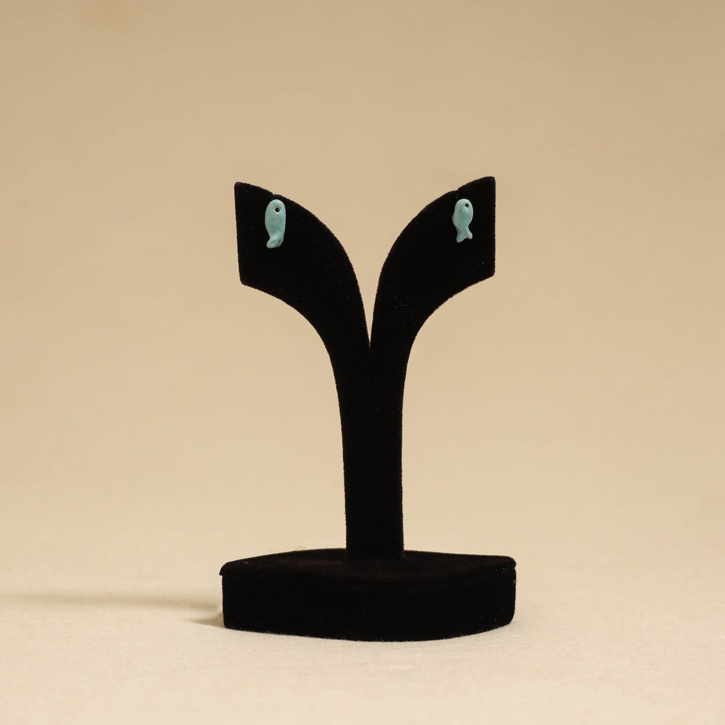 Quirklets handpainted clay stud earrings 43 - handcrafted