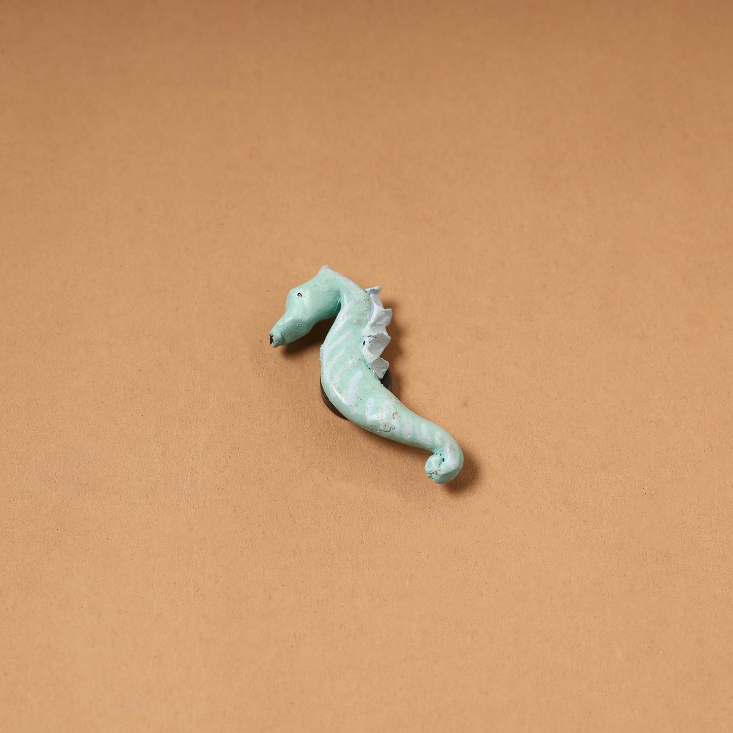 Blue - quirklets handpainted clay seahorse fridge magnet 25