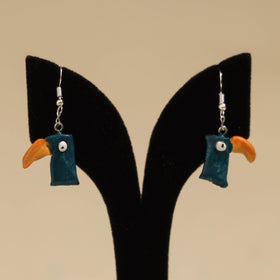 Quirklets handpainted clay earrings 57 - handcrafted