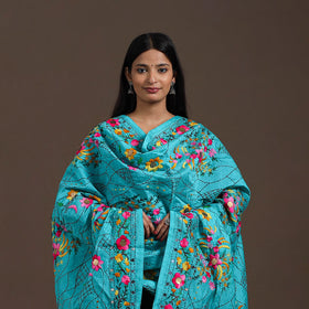  Ranihati Chanderi Silk Hand Embroidery Dupatta