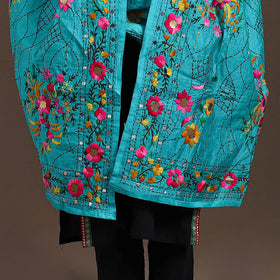  Ranihati Chanderi Silk Hand Embroidery Dupatta