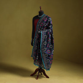 Ranihati chapa work chanderi silk hand embroidery dupatta