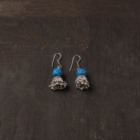 Roshni german silver jhumki earrings - handcrafted