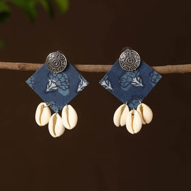  Saba Fabart Shell Work Earrings Online 