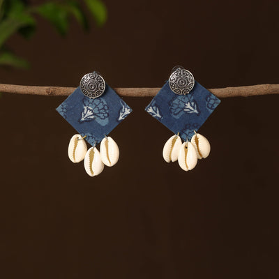  Saba Fabart Shell Work Earrings Online 