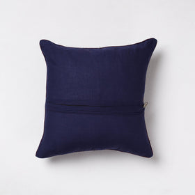 Blue Sambalpuri Ikat Cotton Cushion Cover