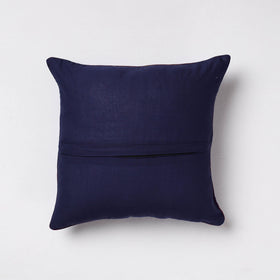 Blue Sambalpuri Ikat Cotton Cushion Cover