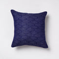 Blue Sambalpuri Ikat Cotton Cushion Cover