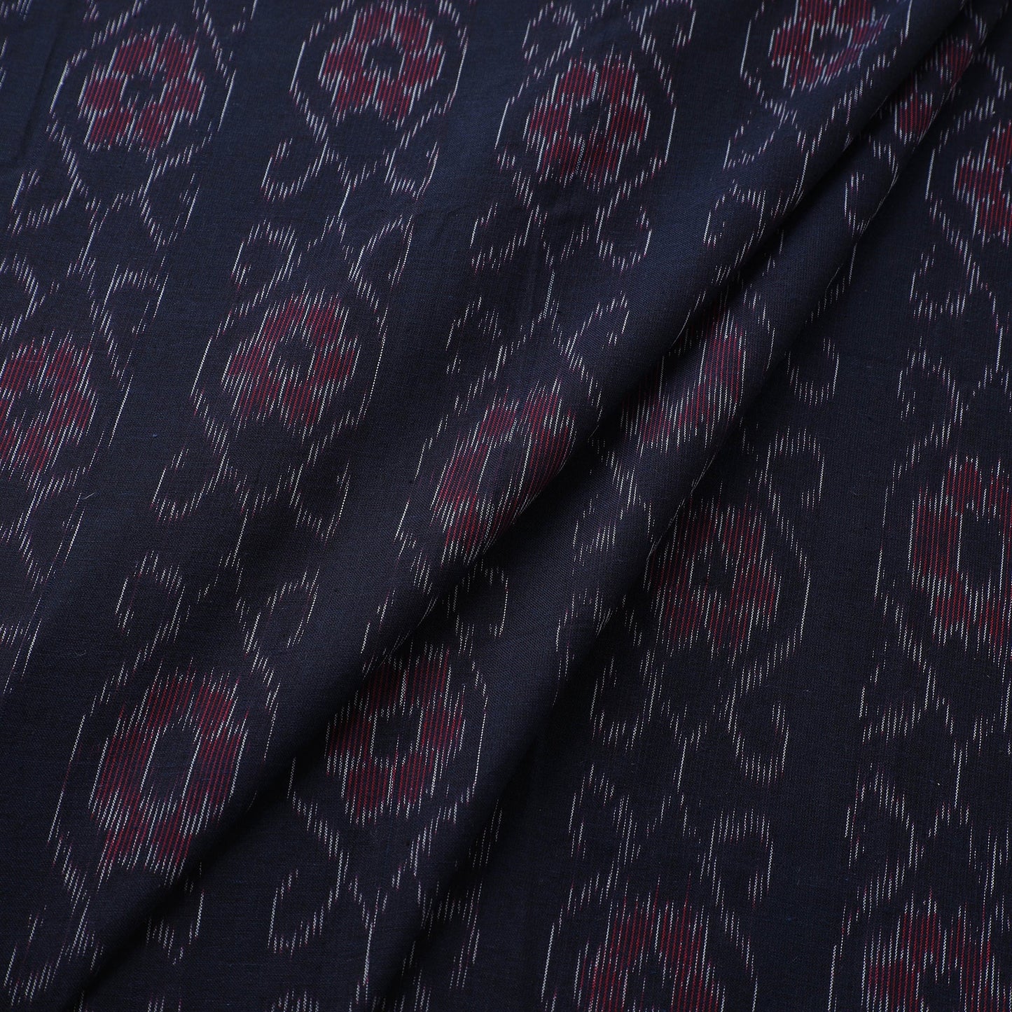 Blue Sambalpuri Ikat Cotton Fabric