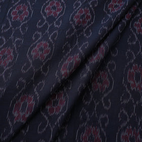 Blue Sambalpuri Ikat Cotton Fabric
