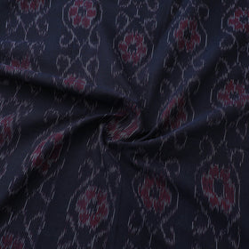 Blue Sambalpuri Ikat Cotton Fabric