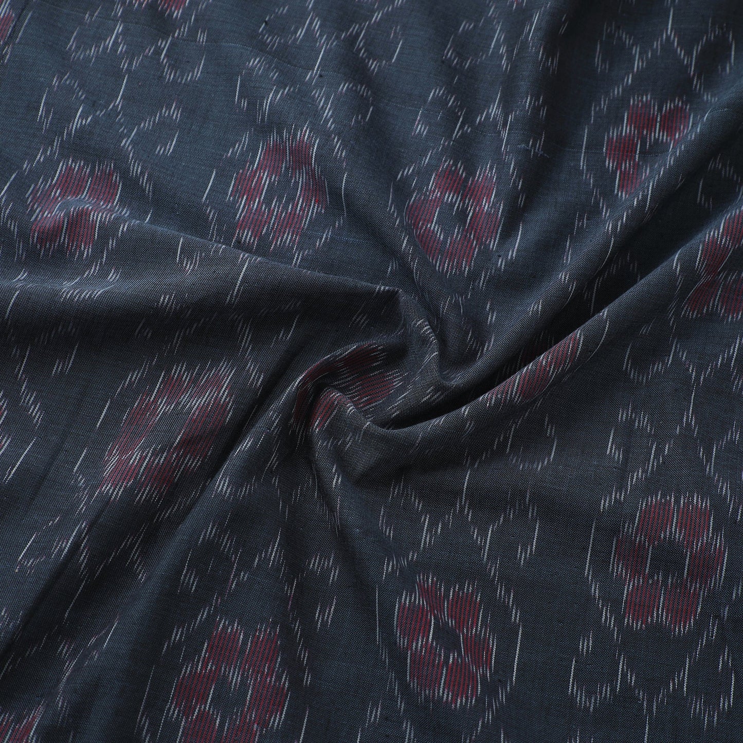 Blue Sambalpuri Ikat Cotton Fabric