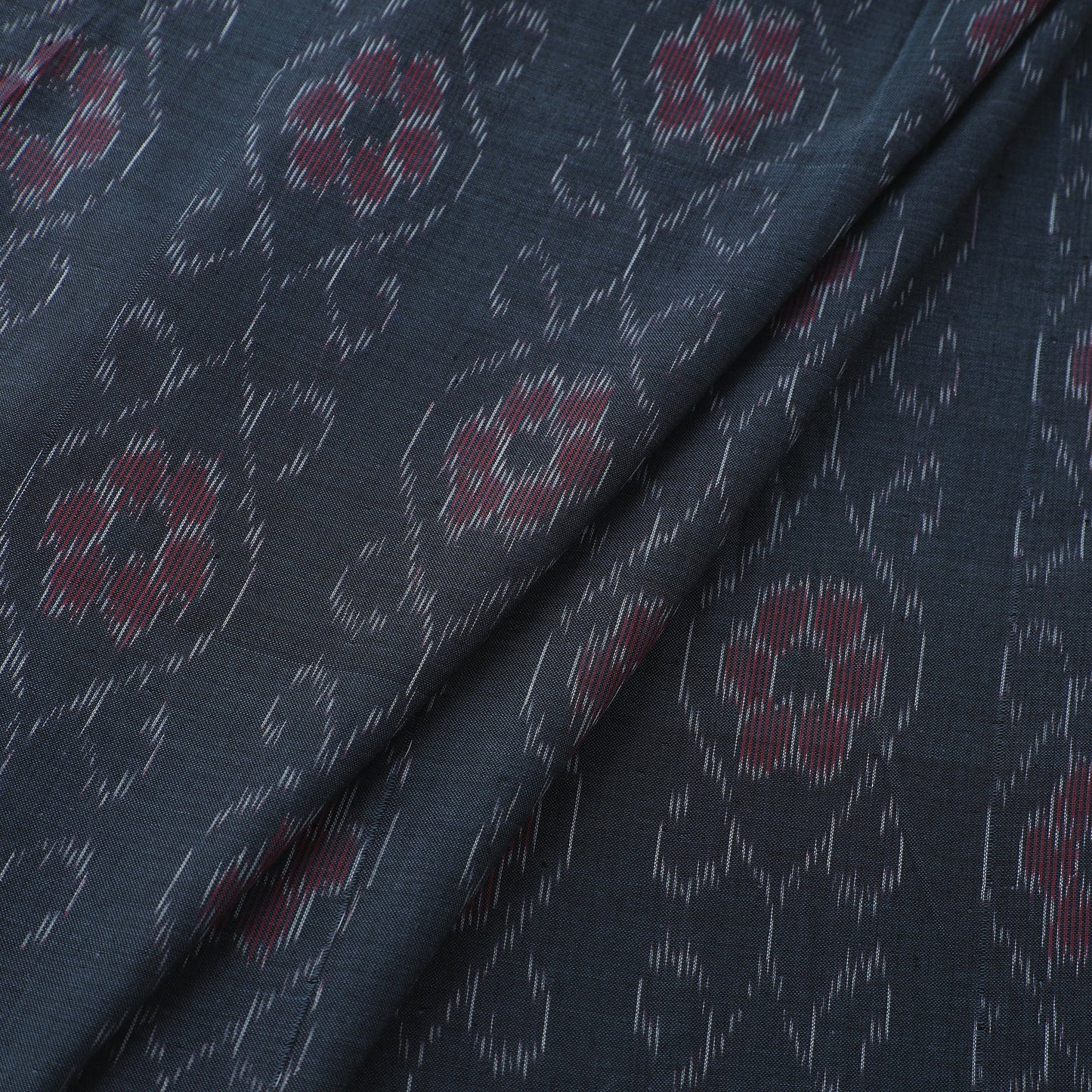 Blue Sambalpuri Ikat Cotton Fabric