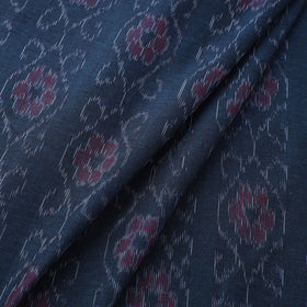 Blue Sambalpuri Ikat Cotton Fabric