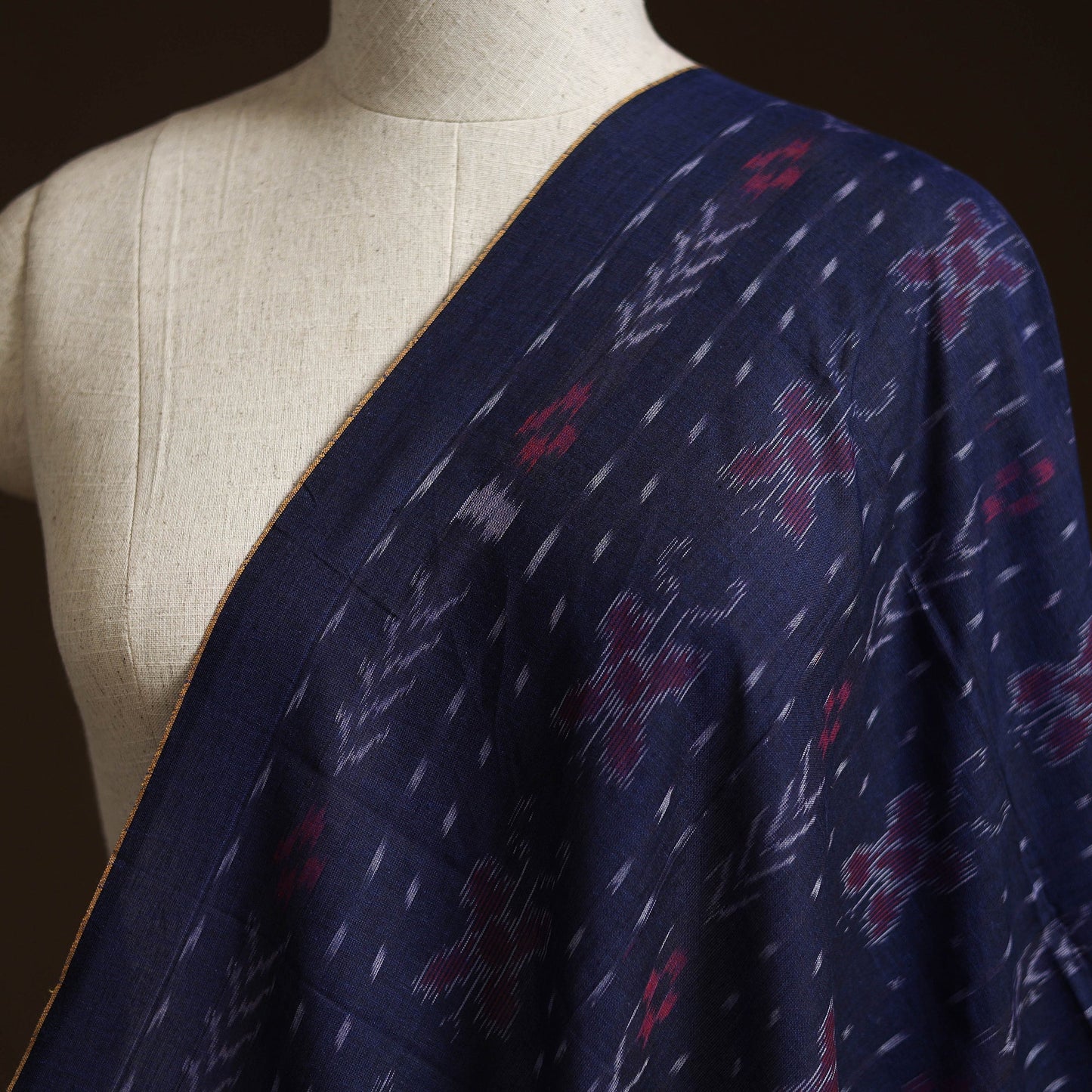 Sambalpuri ikat cotton fabric 11 - handcrafted