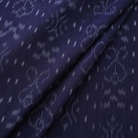 Blue Sambalpuri Ikat Cotton Fabric