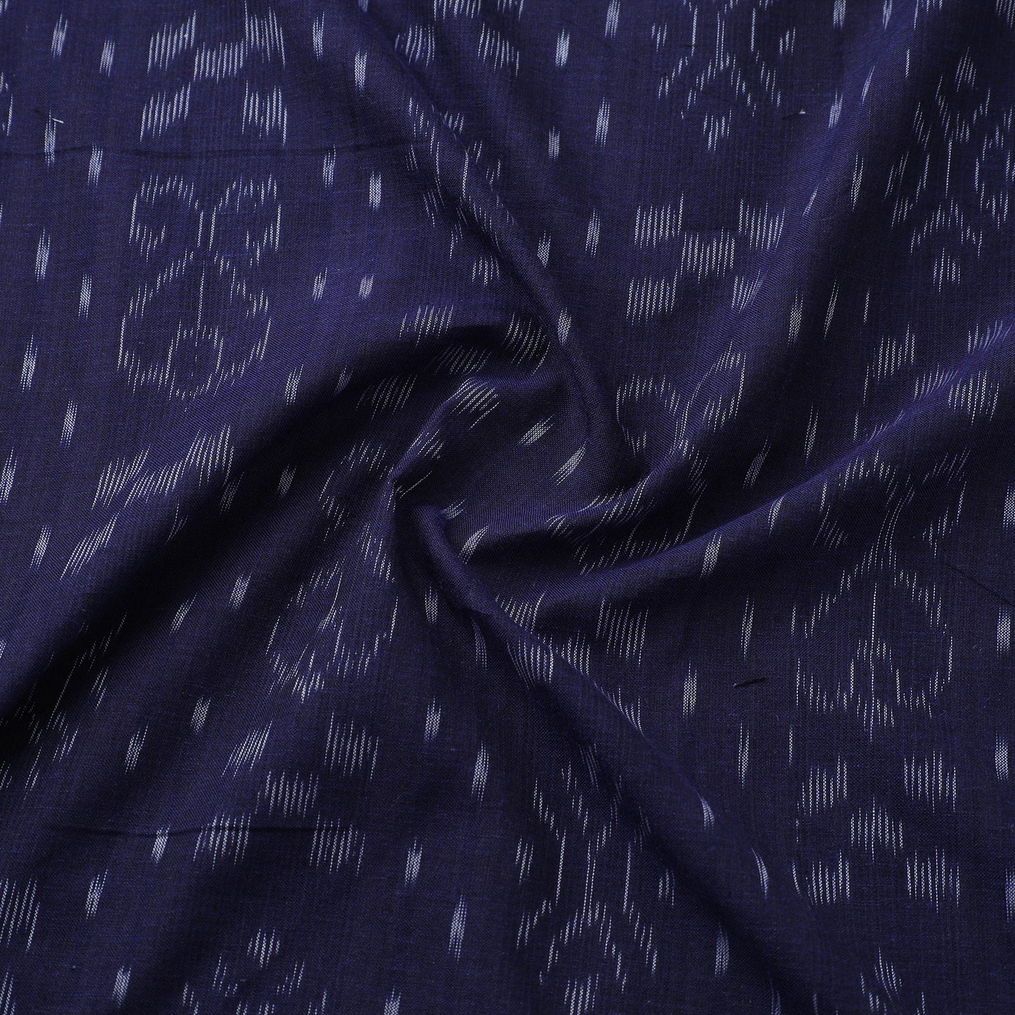 Blue Sambalpuri Ikat Cotton Fabric