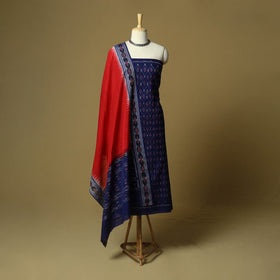 Sambalpuri ikat handloom cotton 3pc unstitched dress
