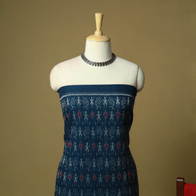Sambalpuri ikat handloom cotton 3pc unstitched dress