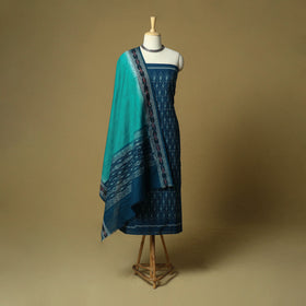 Sambalpuri ikat handloom cotton 3pc unstitched dress