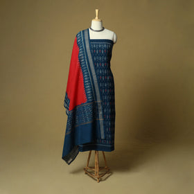 Sambalpuri ikat handloom cotton 3pc unstitched dress