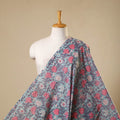 Blue - sanganeri cotton fabric 24 - handcrafted