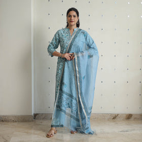 Buy Sanganeri Block Print Suit Set Shop Now Online in India