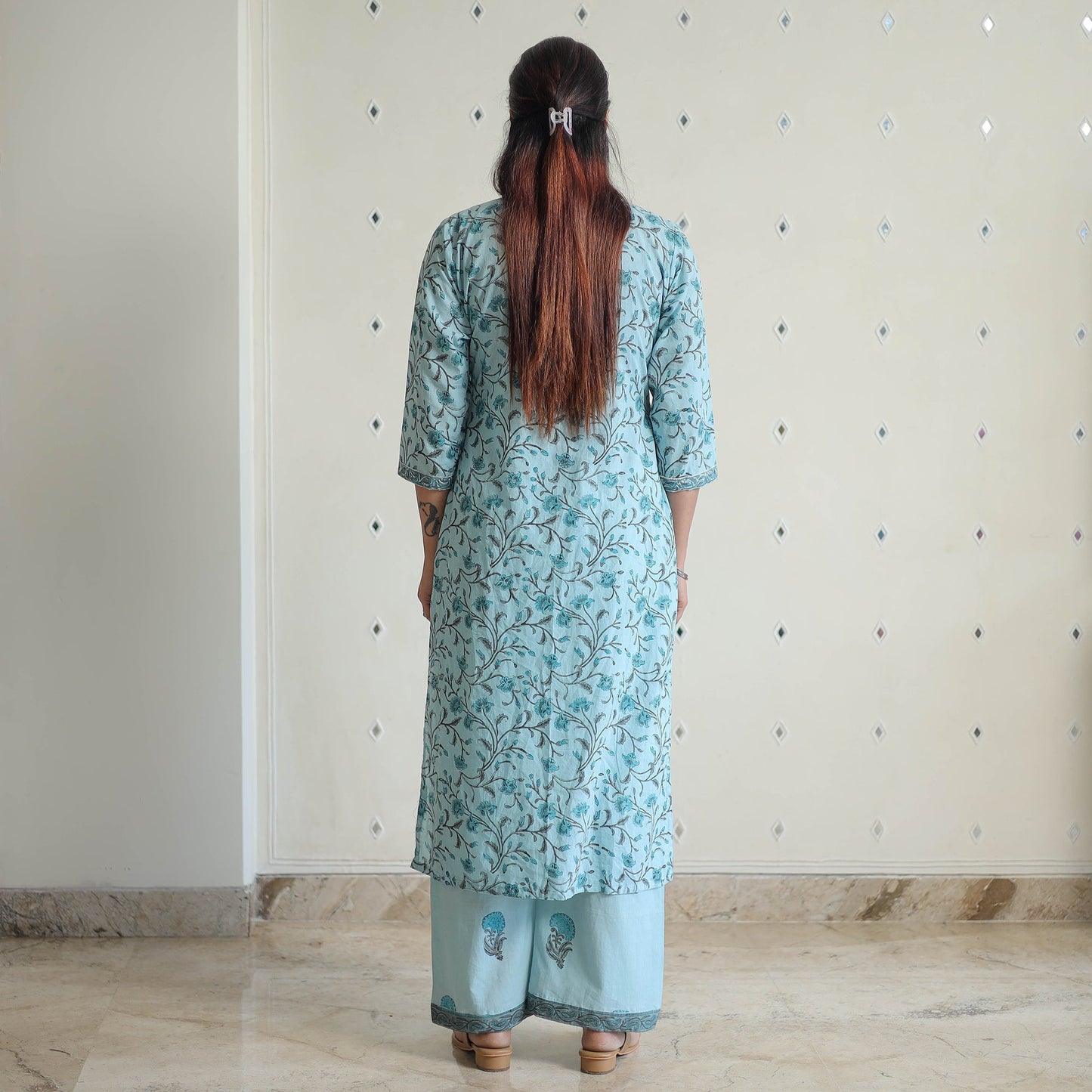 Buy Sanganeri Block Print Suit Set Shop Now Online in India
