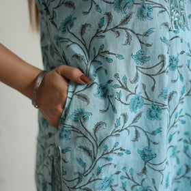 Buy Sanganeri Block Print Suit Set Shop Now Online in India