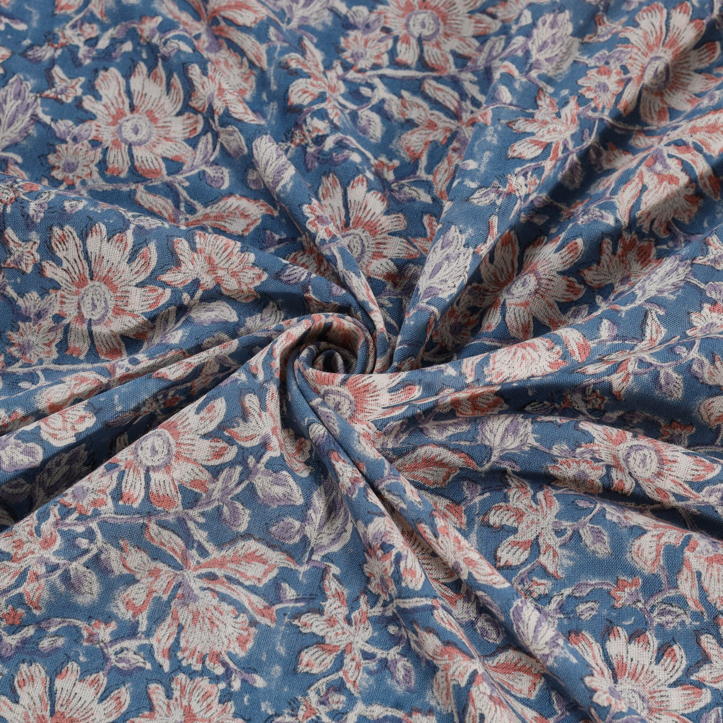 Sanganeri handloom pure wool fabric 03 - handcrafted