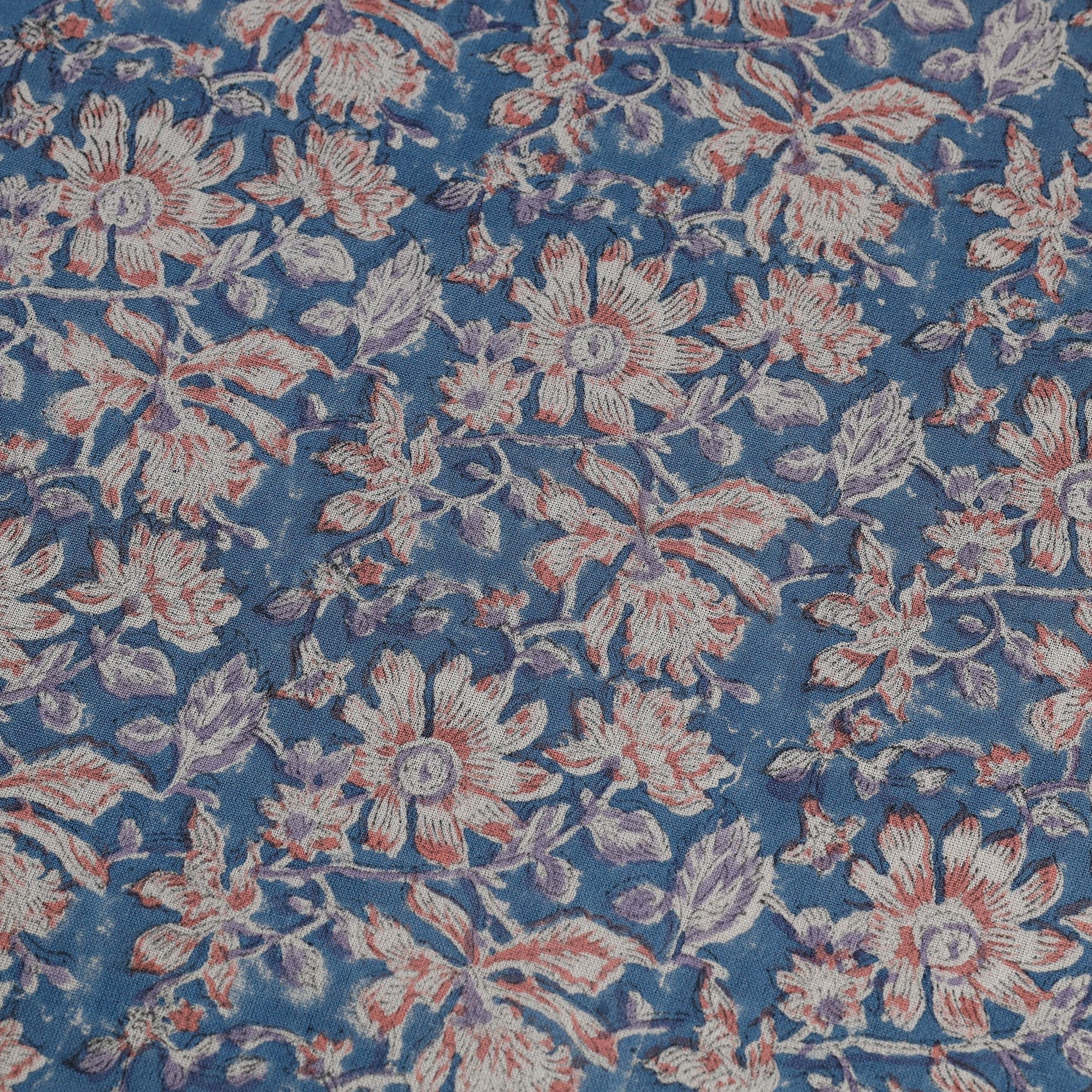 Sanganeri handloom pure wool fabric 03 - handcrafted