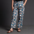 Buy Sanganeri Block Printed Cotton Elasticated Palazzo 