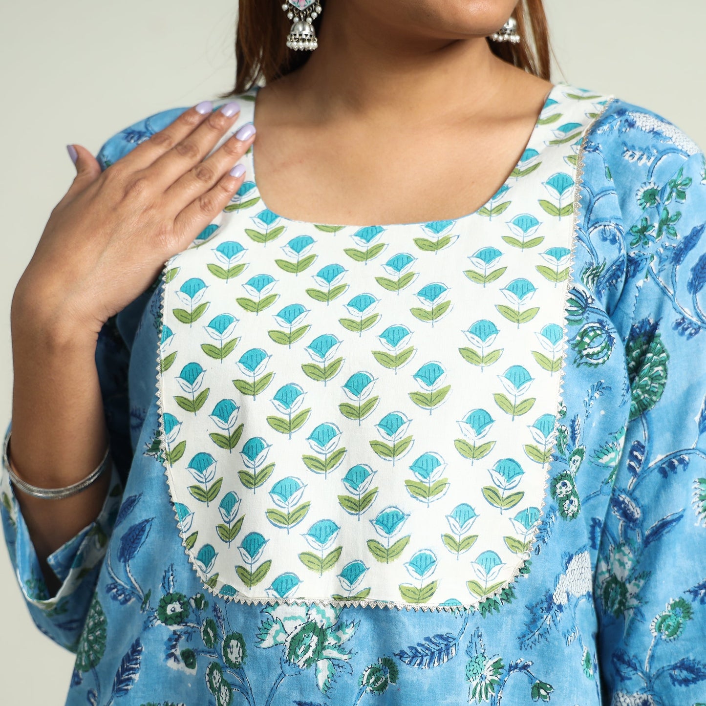 Sanganeri Kurta Set