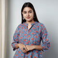 Buy Sanganeri Block Printed Cotton Long Kurta Online l iTokri.com