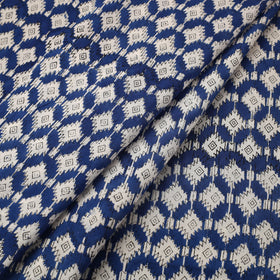  Blue Sanganeri Block Print Cotton Fabric