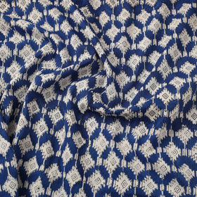  Blue Sanganeri Block Print Cotton Fabric