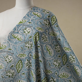 Blue - sanganeri cotton fabric 12 - handcrafted