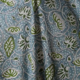 Blue - sanganeri cotton fabric 12 - handcrafted